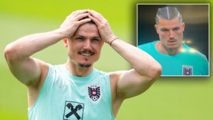 Neue Frisur für Marcel Sabitzer im EM-Achtelfinale gegen die Türkei