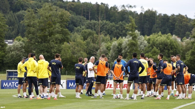 The first training session took place in perfect conditions. (Bild: Fenerbahce Media)