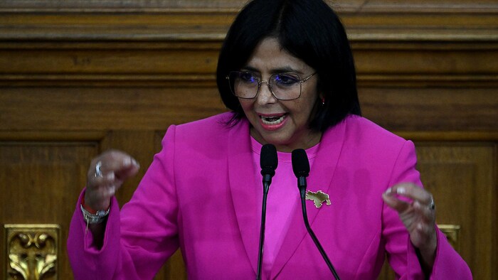 Vizepräsidentin Delcy Rodríguez wurde in die Notaufnahme eingeliefert.