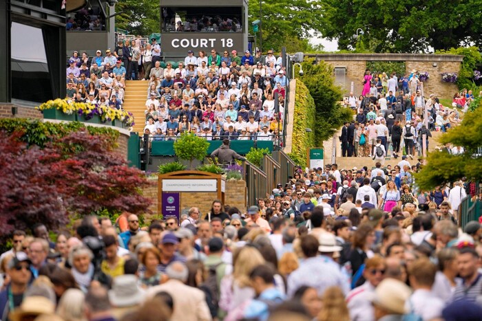 Around 42,000 spectators flock to the tennis facility on Church Road every day.