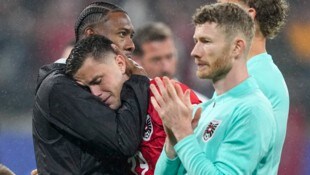 Die Enttäuschung bei den Spielern der österreichischen Fußball-Nationalmannschaft ist groß.