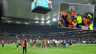 Unschöne Szenen beim Spiel Portugal gegen Slowenien
