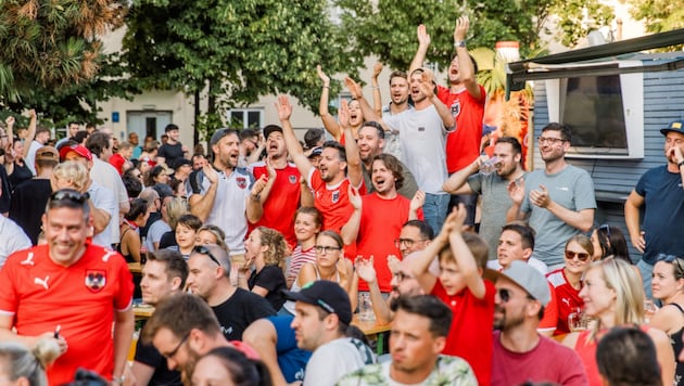 Altes AKH'deki Salettl Avusturya maçları için tamamen doluydu. (Bild: Carmen Trappenberg)