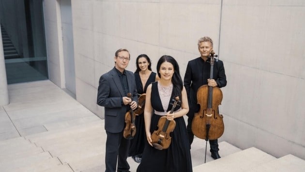 Das Minguet Quartett gastiert in Salzburg – bei den Festspielen und beim Musiksommer (Bild: Irene Zandel)