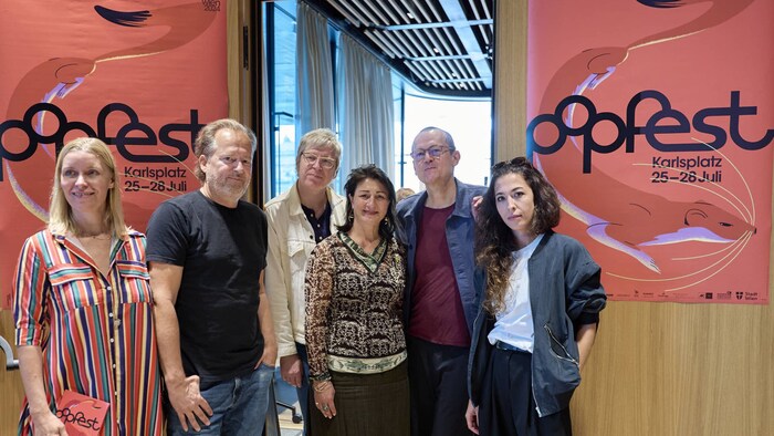 Gabriela Hegedüs, Christoph Möderndorfer, Robert Rotifer, Kulturstadträtin Veronica Kaup-Hasler, ...