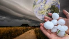 Die Wolkenfront als instabiler Faktor – dem Land steht noch ein turbulenter Sommer bevor. (Bild: Krone KREATIV/Daniel Scharinger, Gerhard Bartel, BFKDO Waidhofen/Thaya)