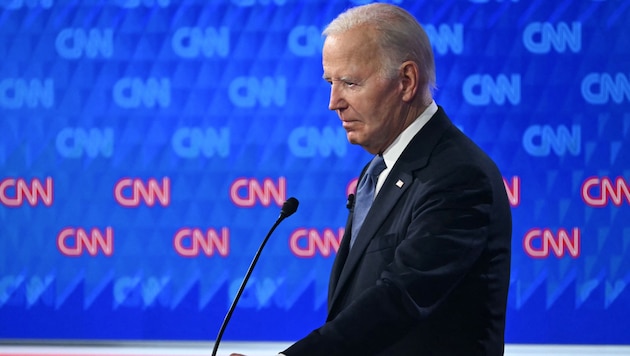 The debate with his challenger Donald Trump could have been the beginning of the end for Joe Biden's election campaign. (Bild: AFP/ANDREW CABALLERO-REYNOLDS)