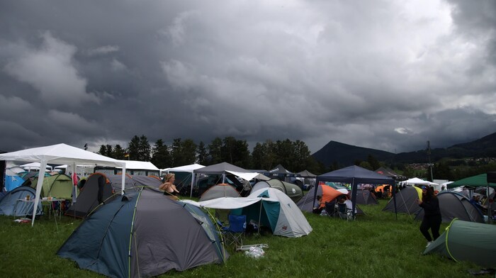 The weather was unstable