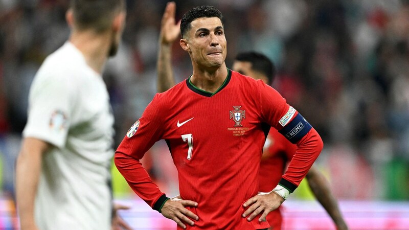 Für Cristiano Ronaldo war es ein bitteres Turnier und möglicherweise der Abschied von der Nationalmannschaft. (Bild: AFP/APA/PATRICIA DE MELO MOREIRA)