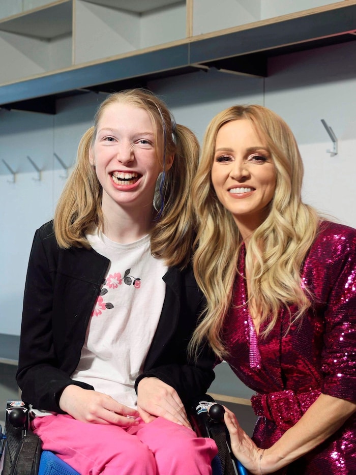 Ihr Fan Marlene freute sich über das gemeinsame Foto.