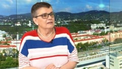 Die ehemalige Grünen-Chefin Madeleine Petrovic im krone.tv Interview. (Bild: krone.tv )