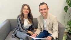 Bettina Käfer und Maximilian Rakuscha – ein starkes Team im Klinikum Klagenfurt. (Bild: Manuela Karner)