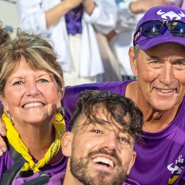 Horns Eltern kamen zum Heimspiel gegen Berlin extra aus den USA nach Wien.