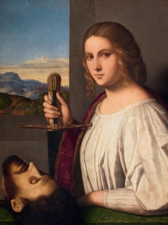 Judith mit Kopf des Holofernes (V. Catena)