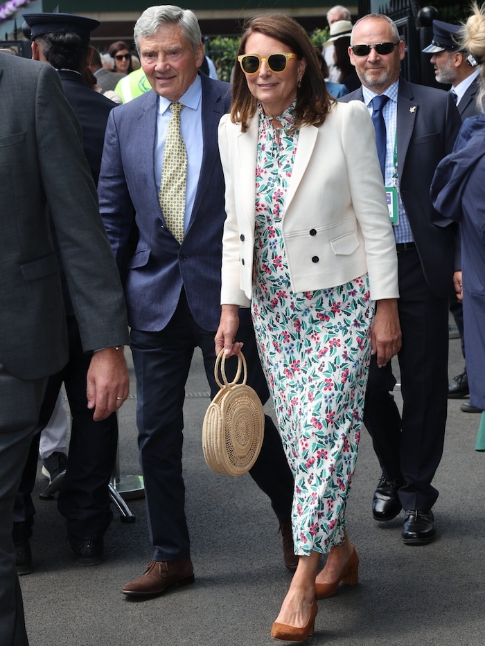Carole Middleton made a stylish appearance at Wimbledon.