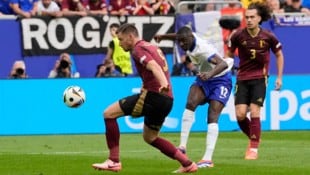 Jan Vertonghen (li.) traf gegen Frankreich ins eigene Tor.