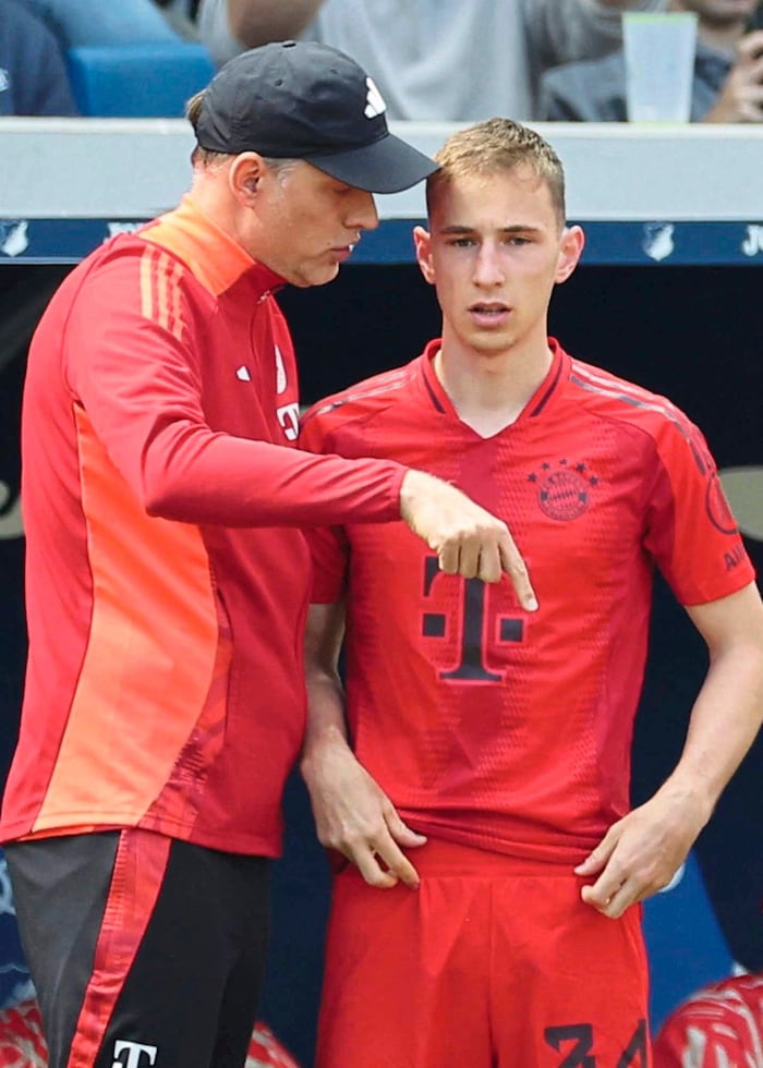 Thomas Tuchel mit Jungstar Zvonarek.