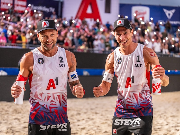 Austria's top duo Alex Horst (left) and Julian Hörl.