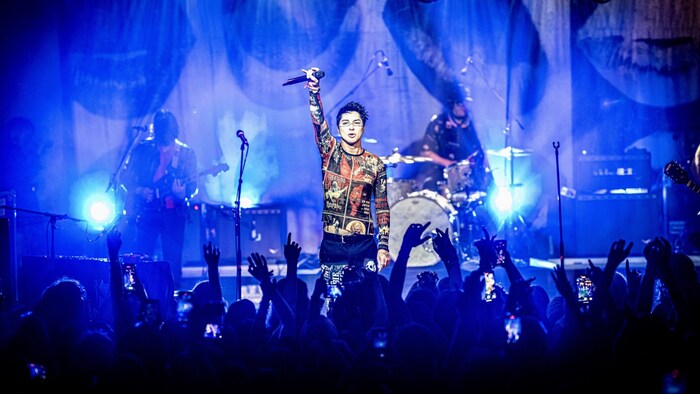 Frontman Remington Leith heizte dem Publikum ein.