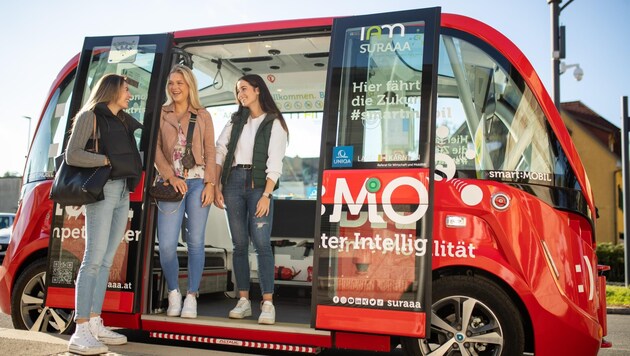 Klagenfurt is looking to the future: self-driving buses will be on the road for the first time next week. (Bild: SURAAA/kk)