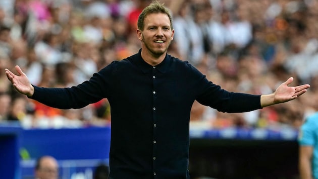 Julian Nagelsmann is hoping for a change in the rules. (Bild: AFP or licensors)