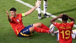 Alvaro Morata darf im Semifinale auflaufen. 