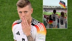 Die Kinder von Toni Kroos waren bei seinem letzten Spiel natürlich mit dabei. (Bild: AFP/Kirill KUDRYAVTSEV, instagram.com/jessica_kroos)