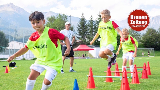 Ex-professional footballer Andi Schiener keeps a close eye on his protégés. (Bild: Christian Forcher)