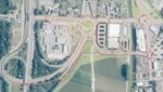 Anstelle des Kreisverkehrs wird die Autobahnanschlussstelle Hohenems in einen Großkreisel umgewandelt.  (Bild: Land Vorarlberg)