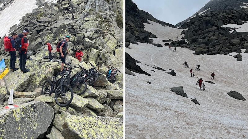 Szombaton a hegyimentők szokatlan küldetésre indultak. (Bild: ZOOM Tirol)