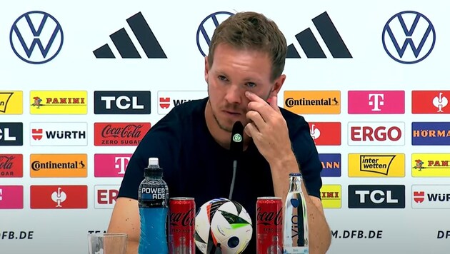 Tears for Julian Nagelsmann (Bild: Screenshot YouTube)