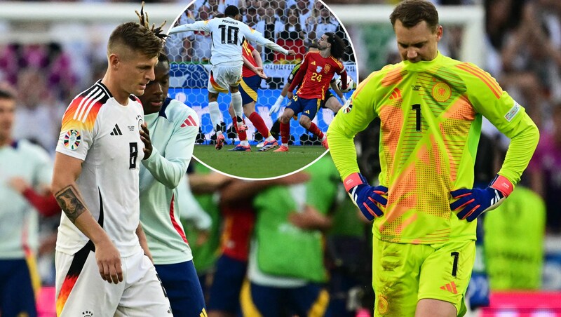 The Germans were left to rue the penalty that was not awarded. (Bild: AFP/THOMAS KIENZLE, Tobias SCHWARZ)