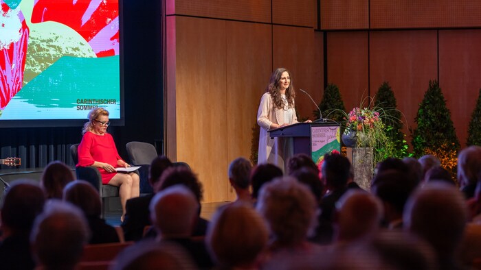 A sympathetic figure with a clear vision: new CS artistic director Nadja Kayali (right)