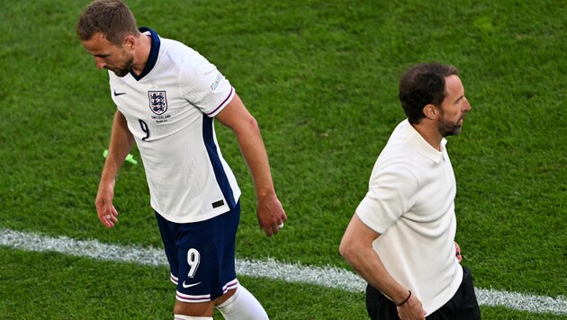 Harry Kane's performances at the European Championship have been rather disappointing so far. (Bild: AFP/APA/OZAN KOSE)