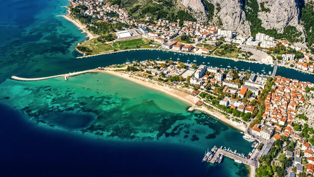 Omiš von oben (Bild: TB Omiš)