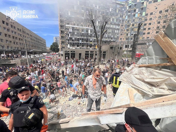 The children's hospital that was hit