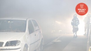 Die Sichtverhältnisse sind auf diesem Bild noch relativ gut. Wenn der Tunnel voll mit ...