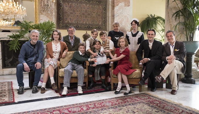 The ensemble, consisting mainly of children, will be filming the movie in Bad Gastein until the beginning of August.