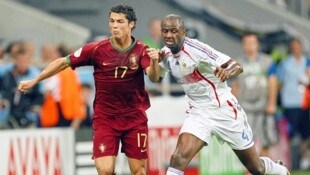 Patrick Vieria (re.) und Cristiano Ronaldo.