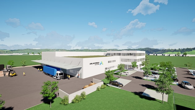 The future outlook: Anlagenbau Austria is investing millions in the expansion of IGP Süd II in Völkermarkt. (Bild: ABA)