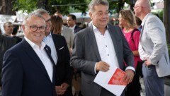 Sport-Austria- Präsident Hans Niessl (l.) und Sportminister Werner Kogler.