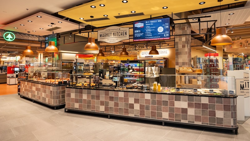 Neu im Citypark: Die Market-Kitchen  (Bild: INTERSPAR/Werner Krug)