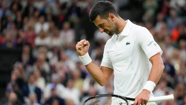 Very confident: Novak Djokovic. (Bild: AP)