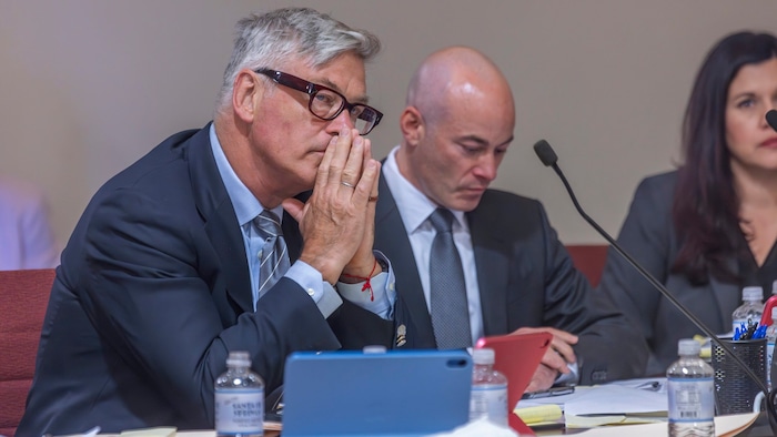 Alec Baldwin am Montag vor Gericht