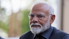 Modi ist erst der zweite indische Ministerpräsident, der für eine dritte fünfjährige Amtszeit an der Macht bleibt. (Bild: AFP)