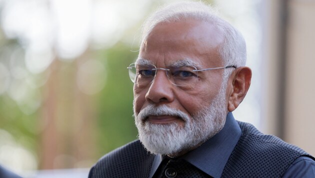 Modi is only the second Indian Prime Minister to remain in power for a third five-year term. (Bild: AFP)