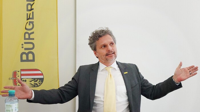 Martin Gollner, zöld és a Sárga Párt vezetője.