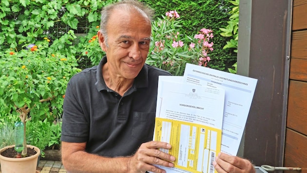 Werner S. is the notarized and registered representative of his father, who no longer has legal capacity. (Bild: Zwefo)