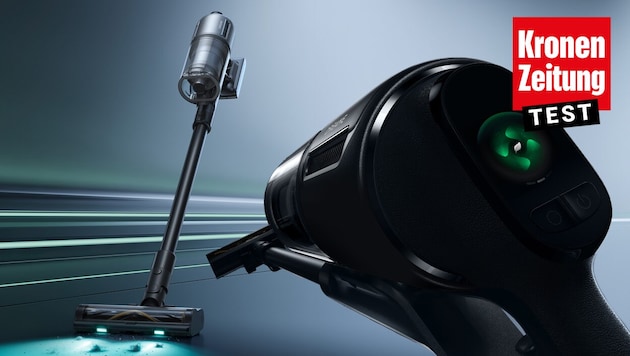 The Chinese manufacturer Dreame wants to compete with Dyson with the Z30. (Bild: Krone KREATIV/Dreame)