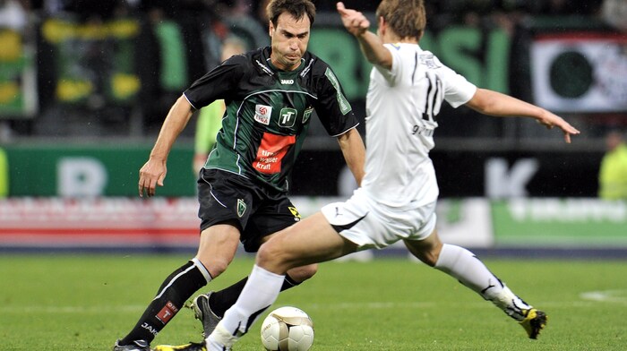 Von 2010 bis 2012 kickte der Bea (li.) für Wacker Innsbruck.